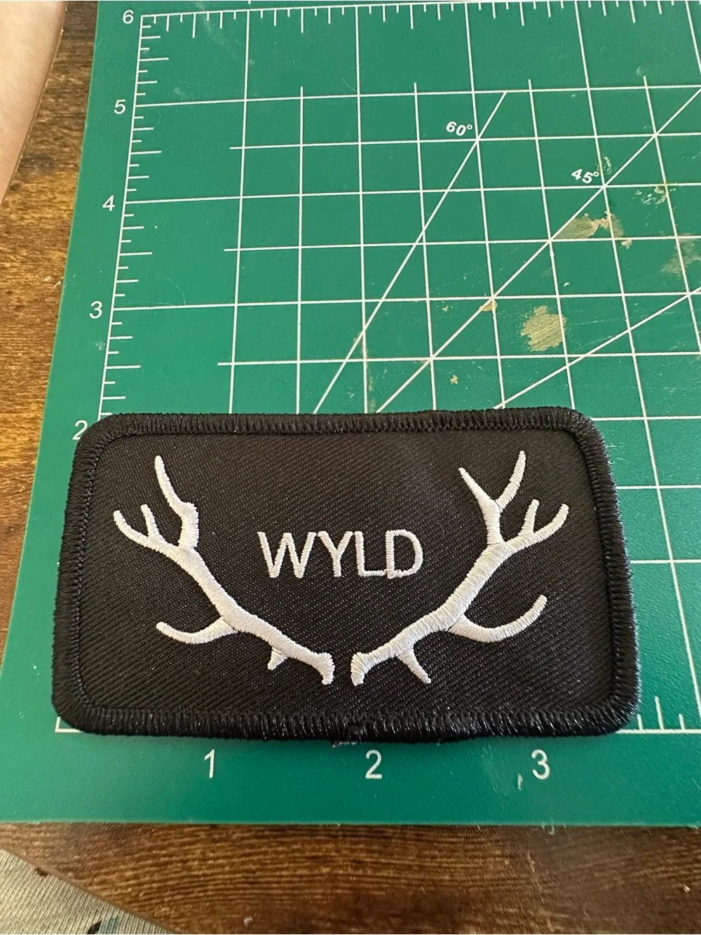 HAND CURATED black and white patch set